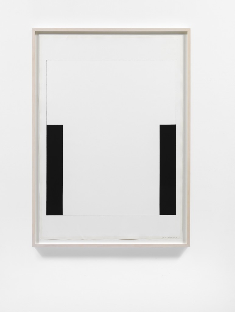 Carmen Herrera, Untitled, 2012. Acrylic and pencil on paper. Courtesy the artist and Lisson Gallery