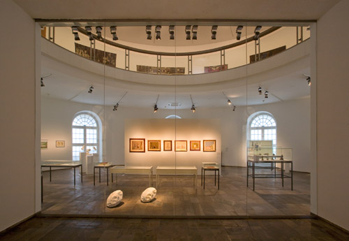 The Brain, installation view of the "Brain" in the rotunda of the Fridericianum ad dOCUMENTA13