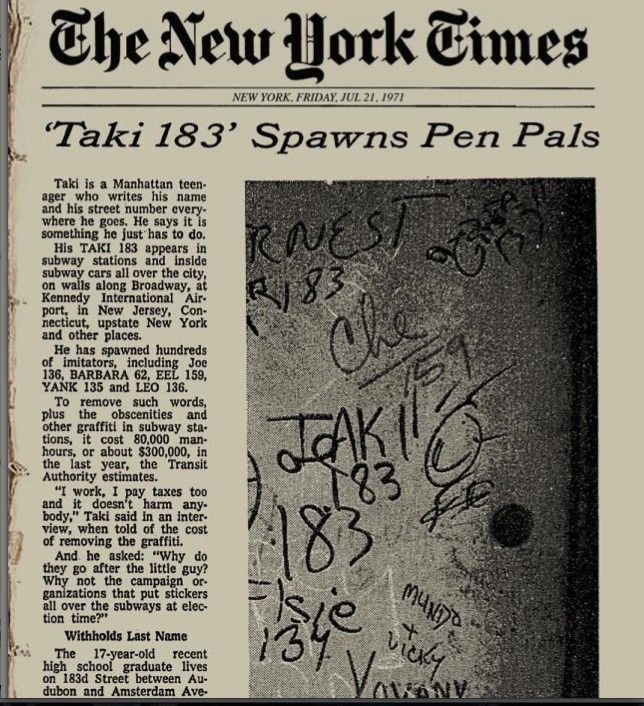 New York Times, 21 Luglio 1971