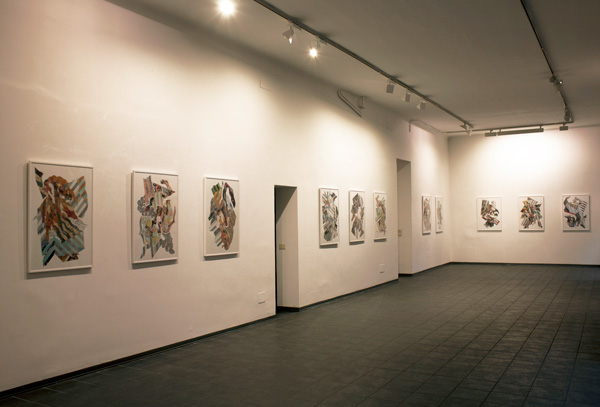 Studio d'arte Cannaviello, Veduta della mostra "Crossage", Prima sala Courtesy Studio d'arte Cannaviello