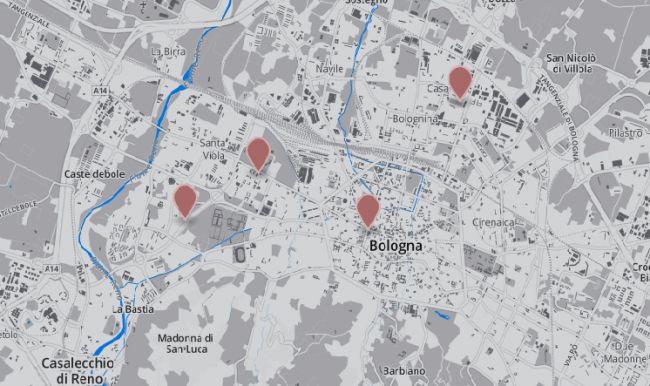 Mappa JuKey. Bologna