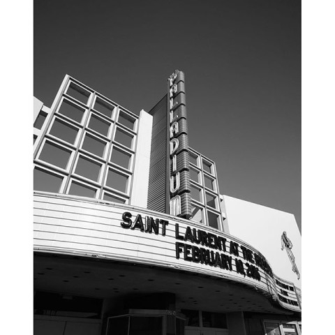 Saint Laurent at The Palladium © ysl - The official Instagram account of Yves Saint Laurent