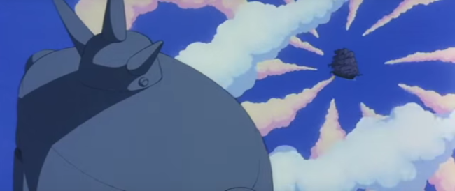 scena tratta da Flying Phantom Ship, Toei Animation, 1969