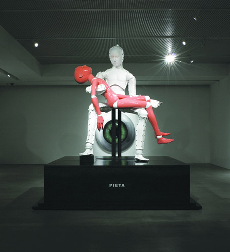 Lee Yongbeak, Pieta: self death, 2008