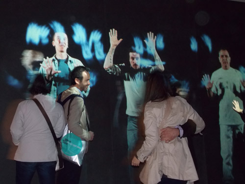 Studio Azzurro In principio (e poi), 2013 Particolari dell’installazione, padiglione santa sede Foto: Italo Rondinella Courtesy © La Biennale di Venezia