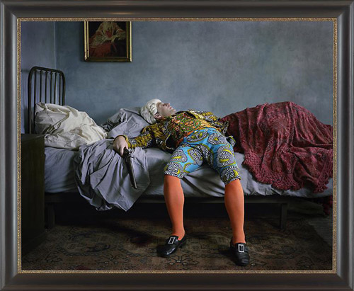 Yinka Shonibare, MBE Fake death picture (the suicide - Manet), 2011