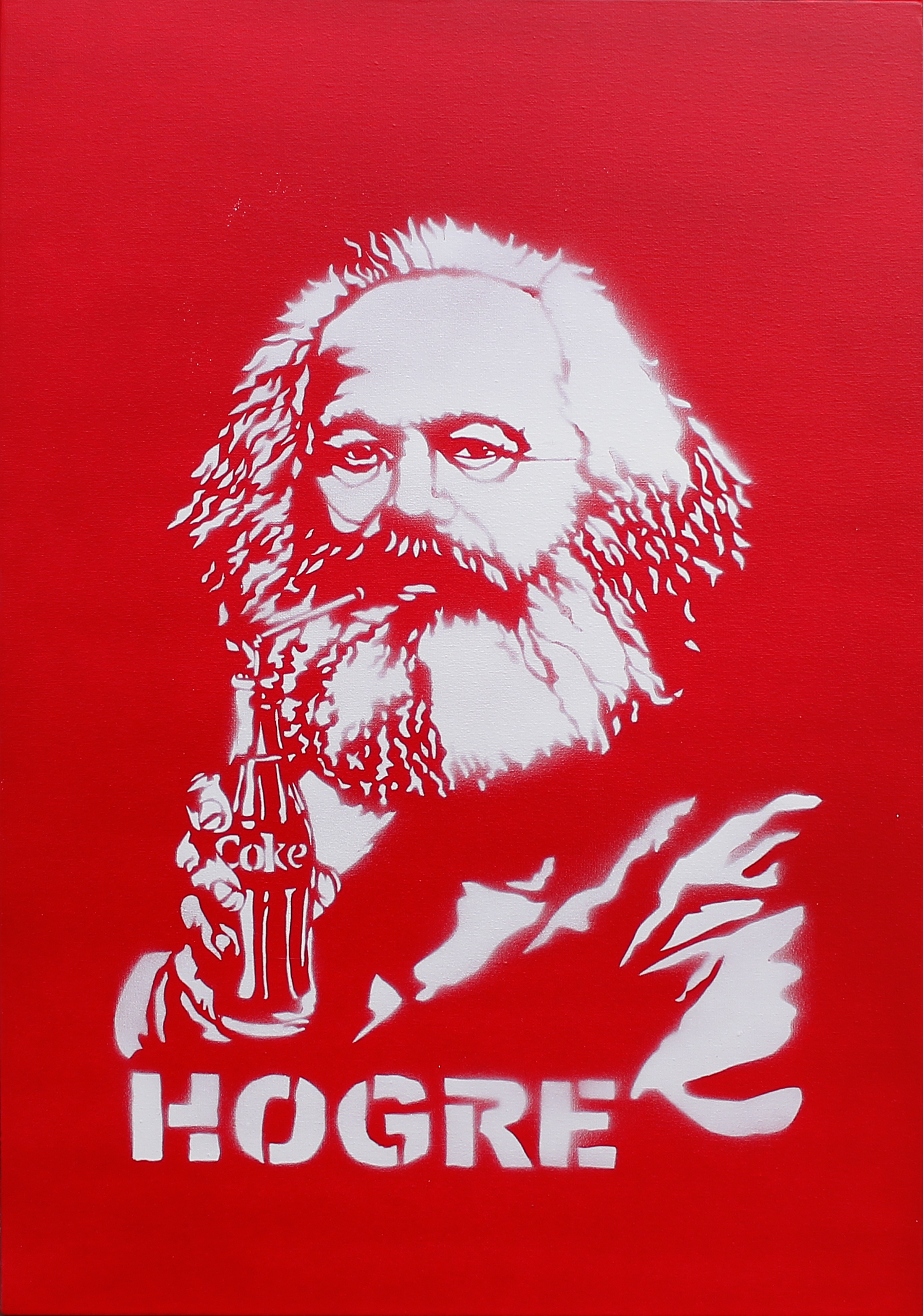 Hogre,  Marx is drinking a coke