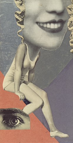 Für ein Fest gemacht (Made for a Party), 1936. Collage. Collection of IFA, Stuttgart