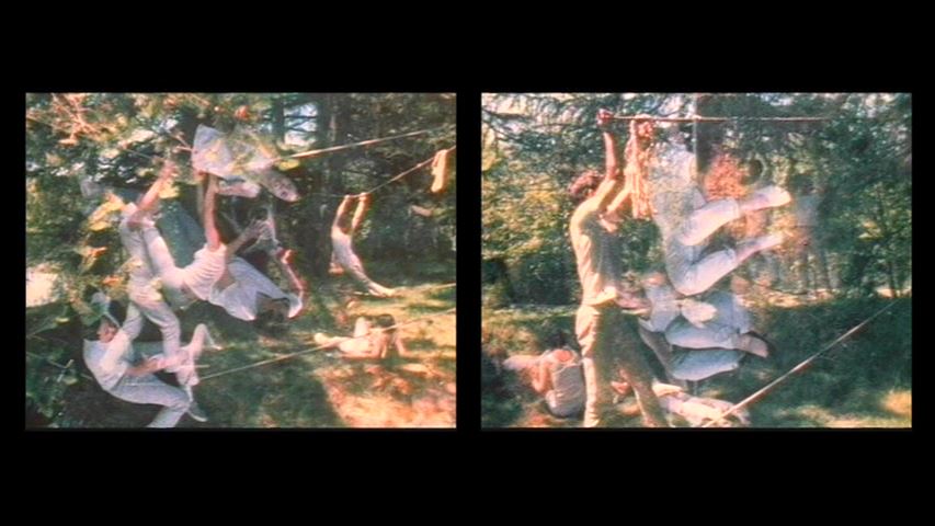 Carolee Schneemann, Water Light - Water Needle (Lake MahWah, NJ), 1966, 11.13 min, colour, sound, 16mm film on video [III] [courtesy of Hales Gallery, copyright Carolee Schneemann]