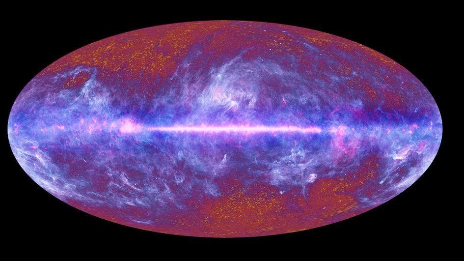 The microwave sky as seen by Planck fullwidth