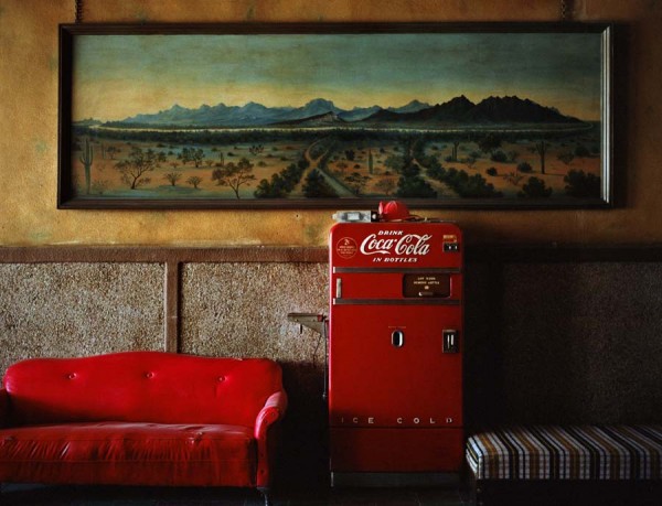 Wim Wenders, Lounge Painting # 1, Gila Bend, Arizona © for the reproduced works and texts by Wim Wenders: Wim Wenders/Wenders Images/Verlag der Autoren. 1983