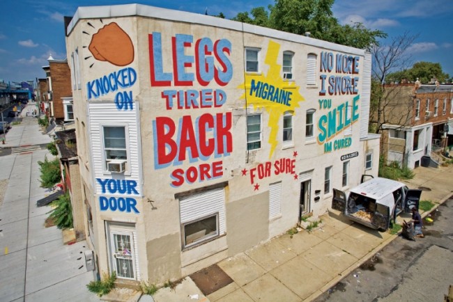 Stephen Powers, Love Letters, Philadelphia, 2010