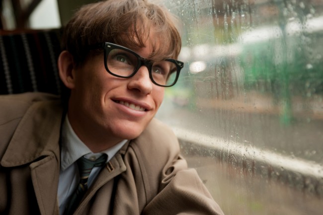 Eddie Redmayne in The theory of everything