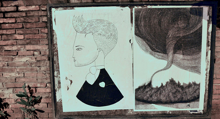 Call CHEAP 2015, street poster art: vuoto o pieno?
