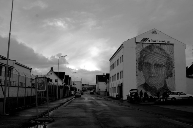 Sten&Lex, Miss Nortronic, Nuart Festival, Stavanger, Norway, 2010. Courtesy Sten Lex