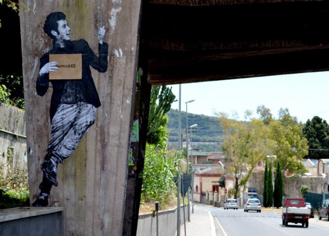 Levalet, Memorie Urbane 2014. Courtesy Levalet