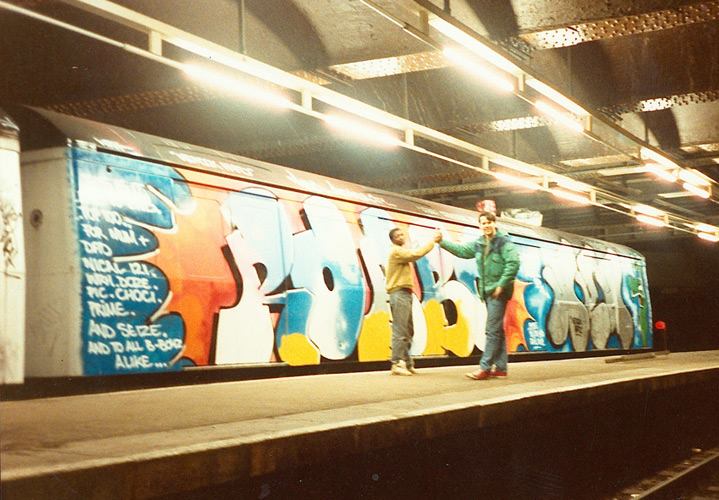 Robbo & Prime WRH, Aldgate (Big Met), 1988, photo by rockingthecity.com