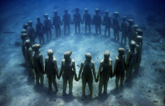 Vicissitudes, 2006. Grenada, West Indies. Foto: Jason deCaires Ta ylor