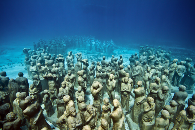 The Silent Evolution, 2010. MUSA Collection, Cancun/Isla Mujeres, Mexico. Foto: Jason deCaires Taylor