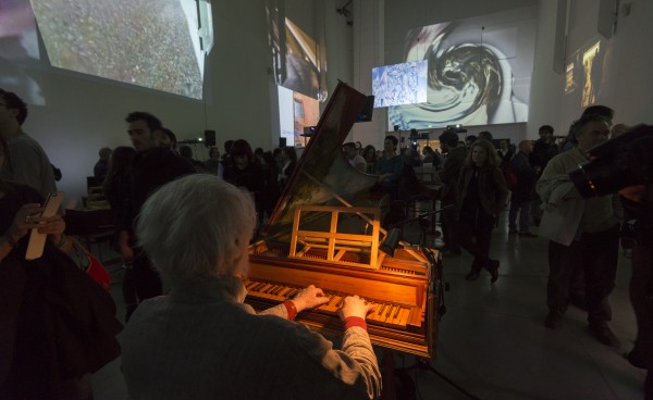 John Cage/Lejaren Hiller (USA), HPSCHD 1969>2015, esecuzione al MAMbo, Live Arts Week festival 2015