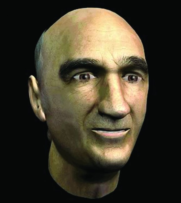 Stelarc, Prosthetic Head, computer animation del volto di Stelarc, 2003
