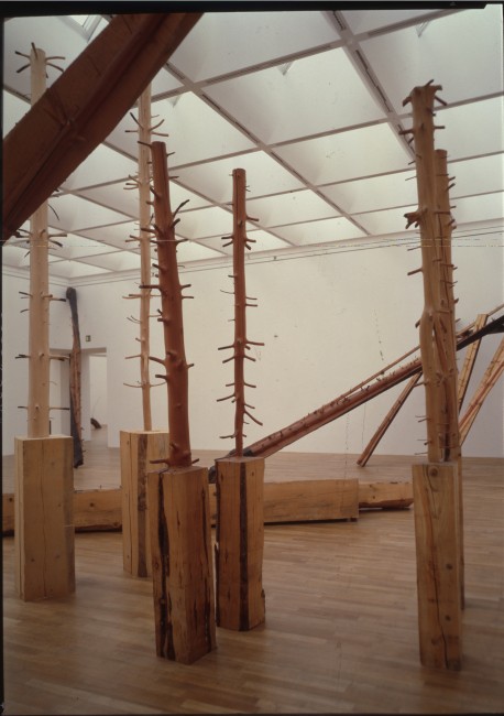 Giuseppe Penone, Ripetere il bosco, 1969 1997, Legno/Wood Vista dell’installazione al Kunstmuseum/ Kunstmuseum installation view, Bonn, 1997, Foto/Photo © Archivio Penone 