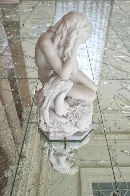 Passi, installazione permanente presso le Galleria Nazionale d’Arte Moderna, a Roma, 2011. Particolare. Photo: Mauro Di Michelangelo
