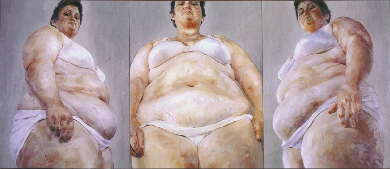 Strategy (South Face/Front Face/North Face) (1993-94) di Jenny Saville