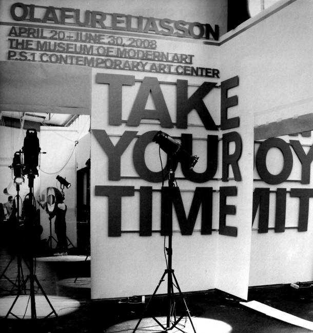 Take your time, Moma, New York