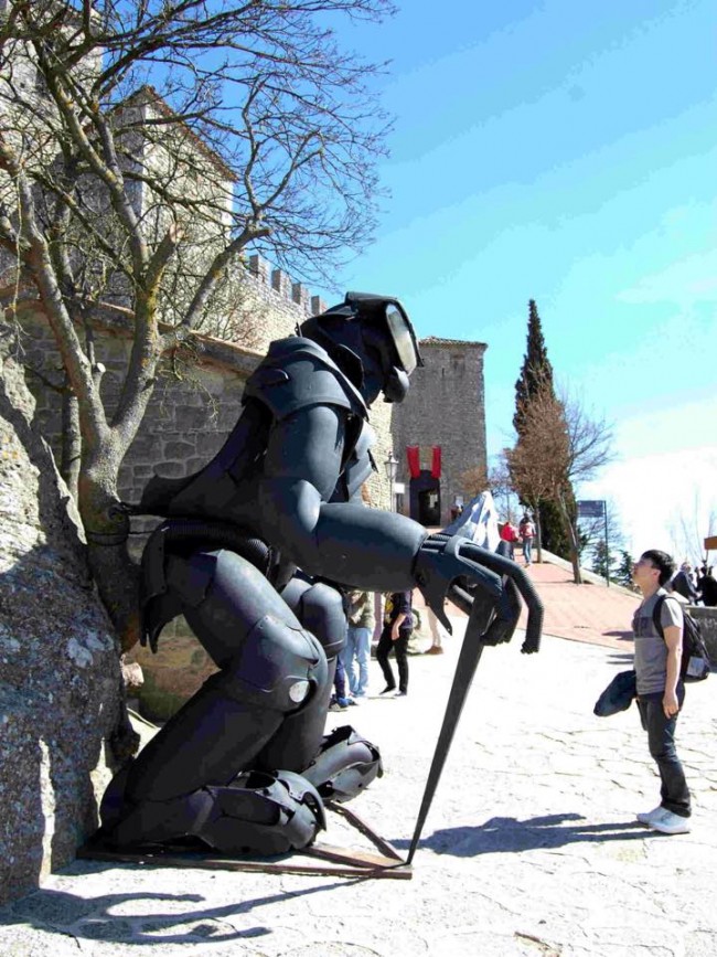 Lavoro di Lu Lupan esposto a San Marino