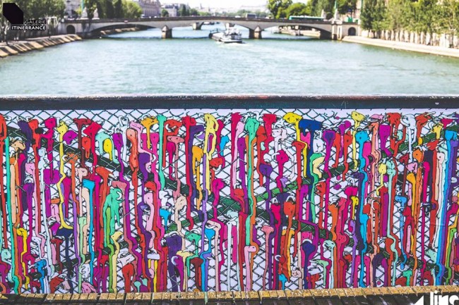 Brusk, Pont des Arts, Parigi