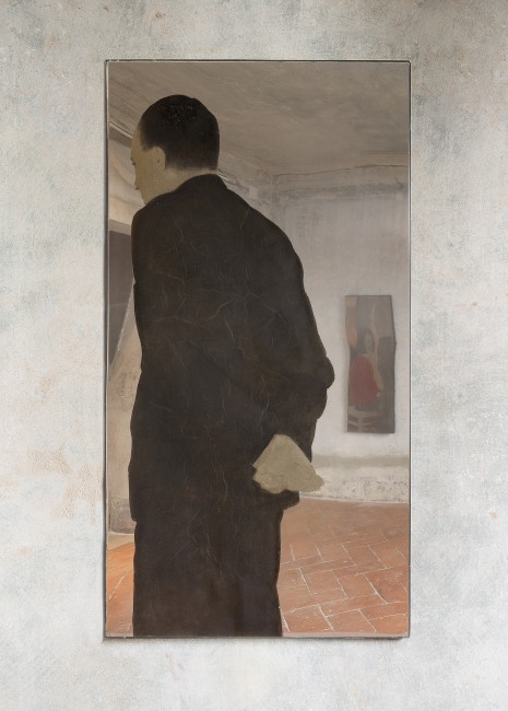 Michelangelo Pistoletto 1962 Persona di schiena  Courtesy the artist e Galleria Continua -San Gimignano,Beijing, Les Moulins Foto Ela Bialkowska, OKNO STUDIO