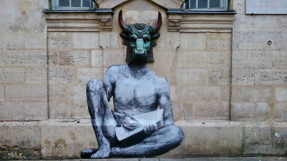 Levalet, Minotaur, 2015, photo by Ferdinand Feys; licenza Creative Commons BY-SA 2.0