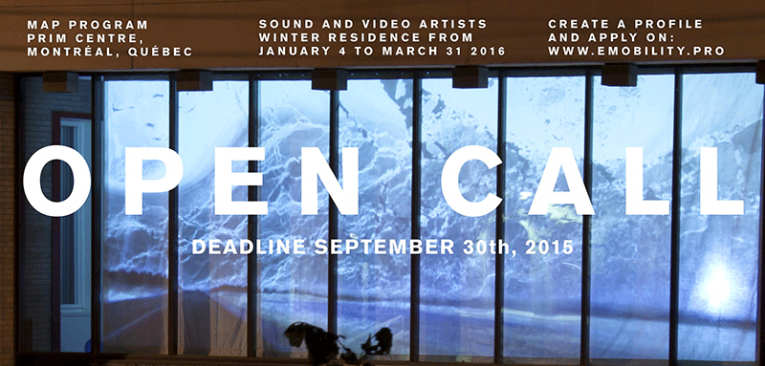 Call for application residenza Pépinières