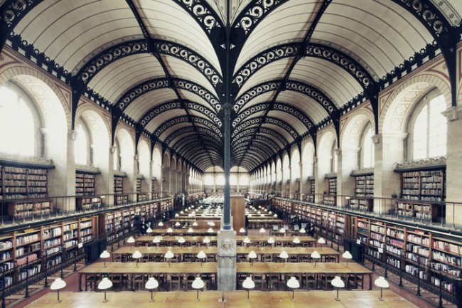 PARIGI - Bibliothèque Sainte-Geneviève. Photo by Franck Bohbot