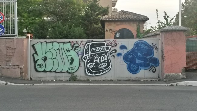 Keios, Tadh, Selet, via Ostiense, 2015, photo by Egidio Emiliano Bianco