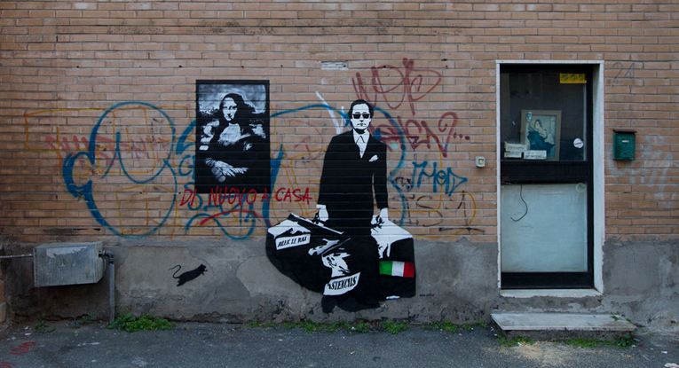 Blek le Rat inaugura la nuova sede di Wunderkammern a Milano