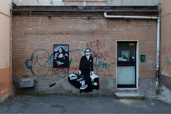 Blek le Rat, Wunderkammern, Roma, 2015 ®blindeyefactory