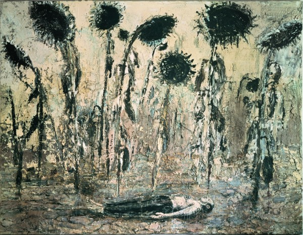 Die Orden der Nacht [Les Ordres de la nuit], 1996 Acrylique, émulsion et shellac sur toile 356 x 463 cm Seattle Art Museum Photo : © Atelier Anselm Kiefer