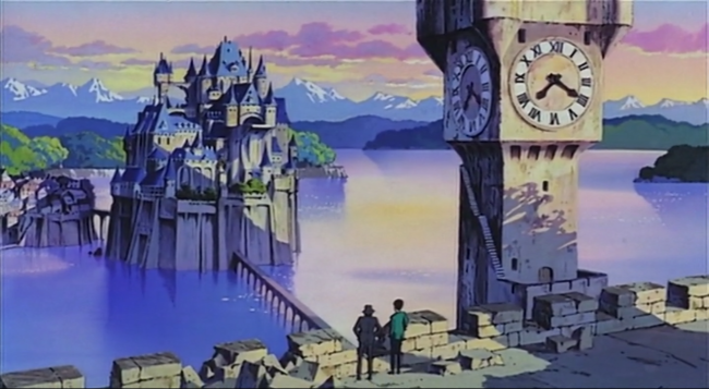 scena tratta da Lupin III Il castello di Cagliostro, TMS Entertainment, 1979