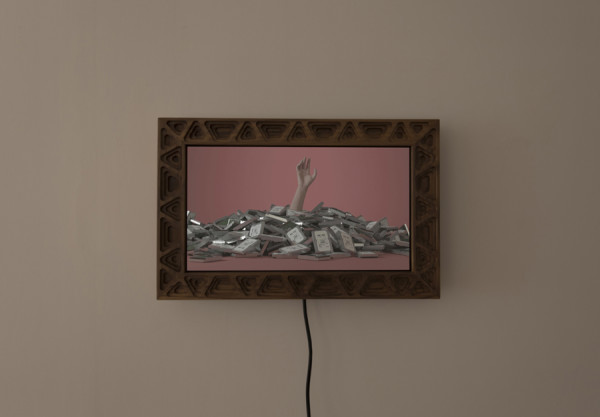 Zack Dougherty, Dataphobia, animated gif and digital frame, 2016, foto di Francesco Basileo