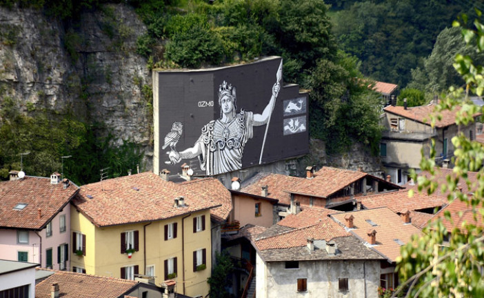 WALL IN ART: gli street artist Ozmo, 2501 e Gaia in Valle Camonica