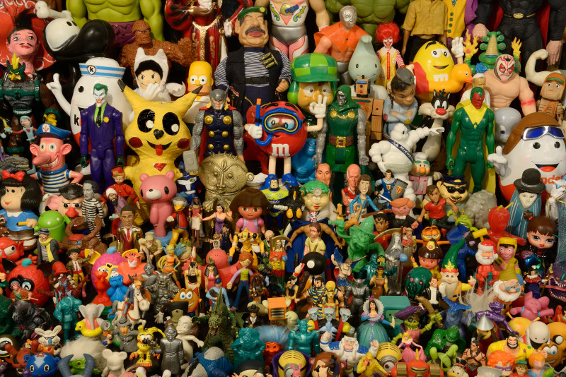 Collection de jouets et de figurines d’Hervé Di Rosa, 2016, @ Adagp / Pierre Schwartz 