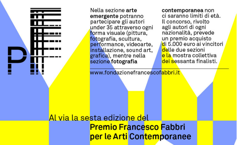 Premio Francesco Fabbri per le Arti Contemporanee 2017