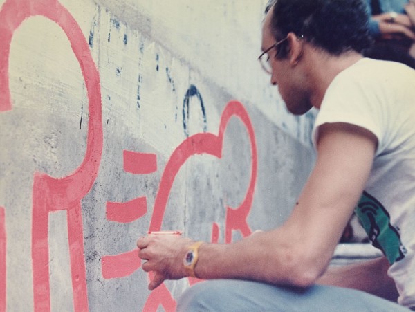 27-Keith Haring Deleted - Roma, Palazzo delle Esposizioni, 11 settembre 1984, foto di Stefano Fontebasso De Martino, courtesy of MACRO - CRDAV