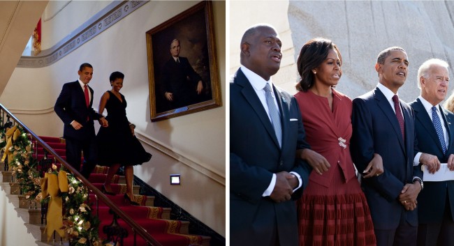 Michelle Obama in Azzedine Alaïa, Wikimedia Commons